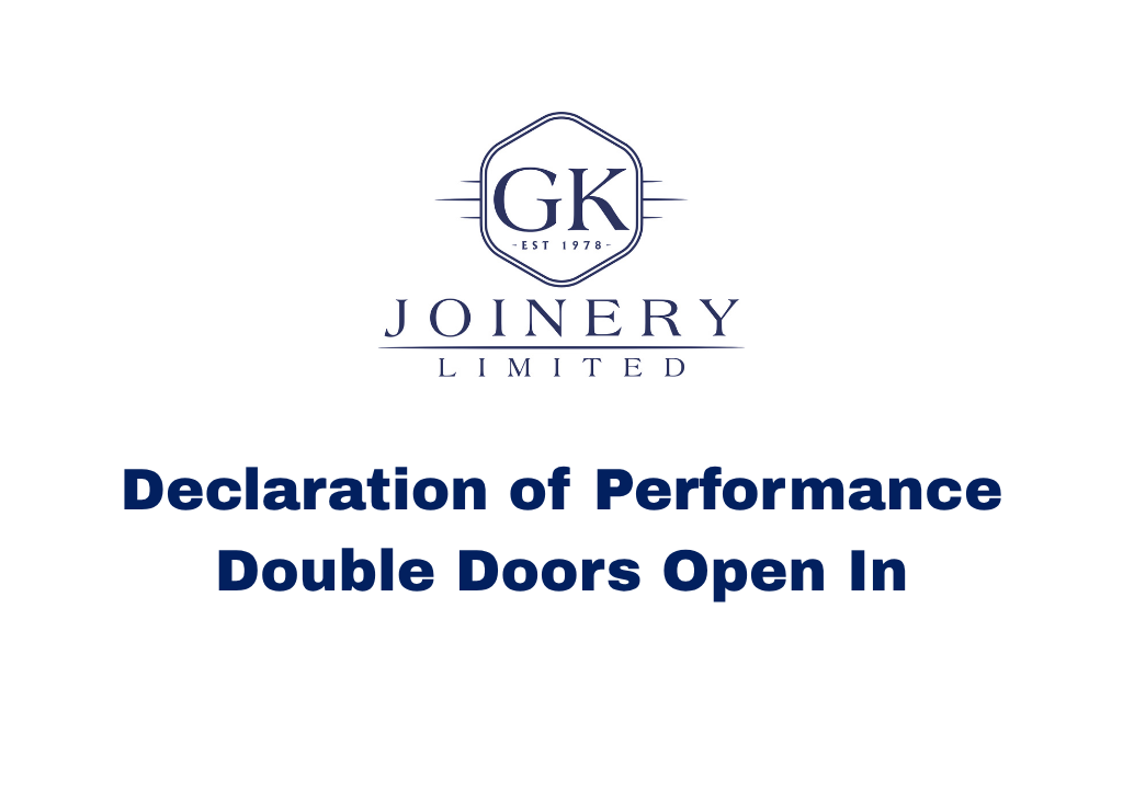 Double doors open In