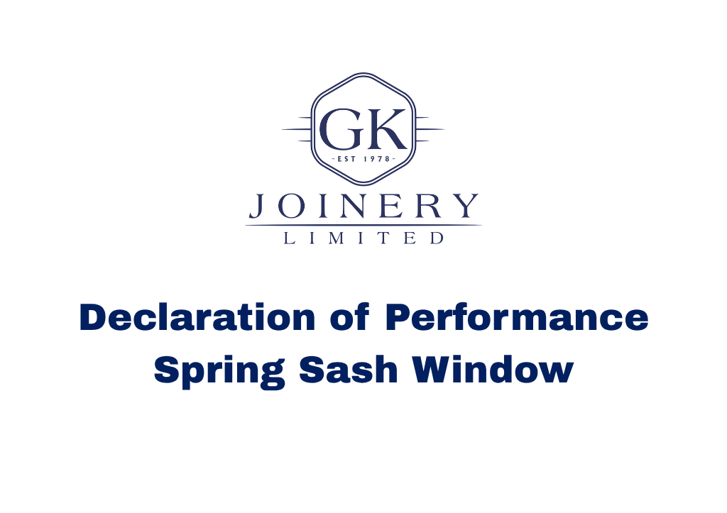 Spring Sash Window