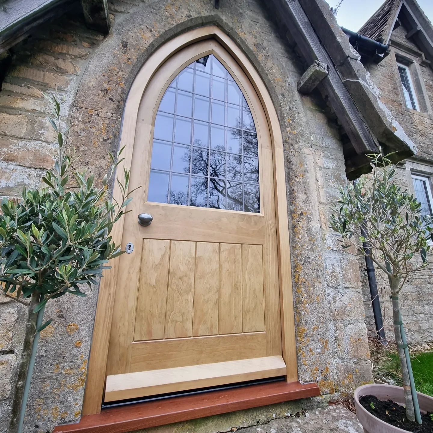 Timber Gothic Arch Door